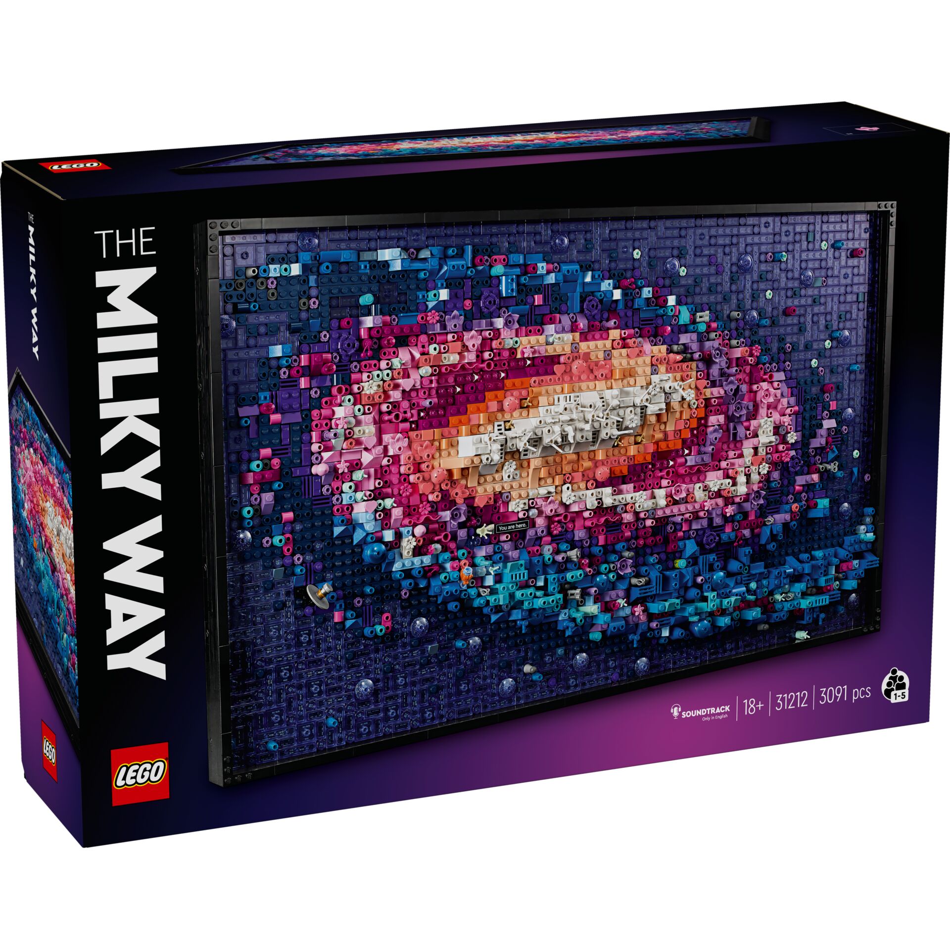 lego, mosaic, puzzle, the milky way, space