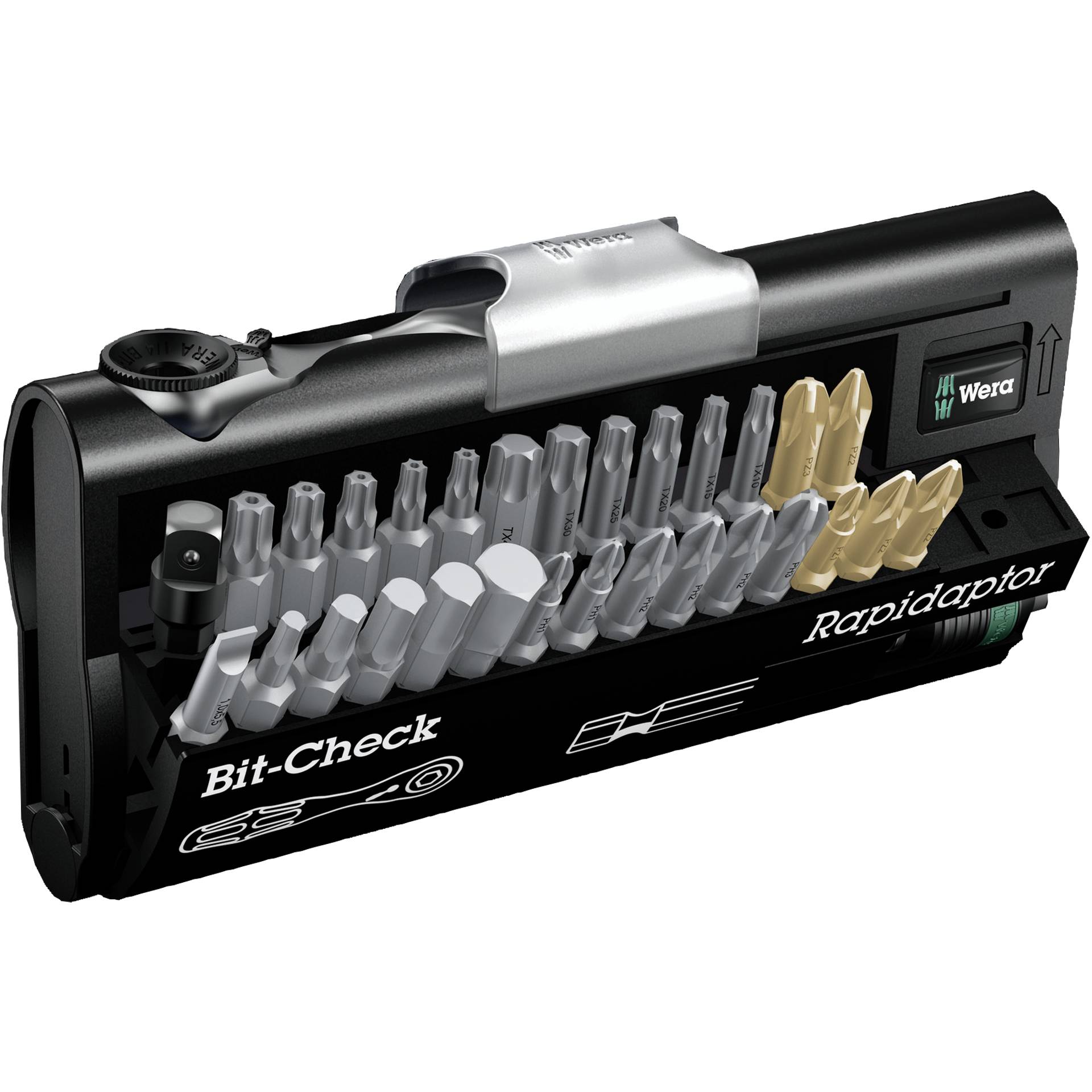 Wera Bit-Check 30 Zyklop Mini 1  Bits-Sortiment mit Ratsche