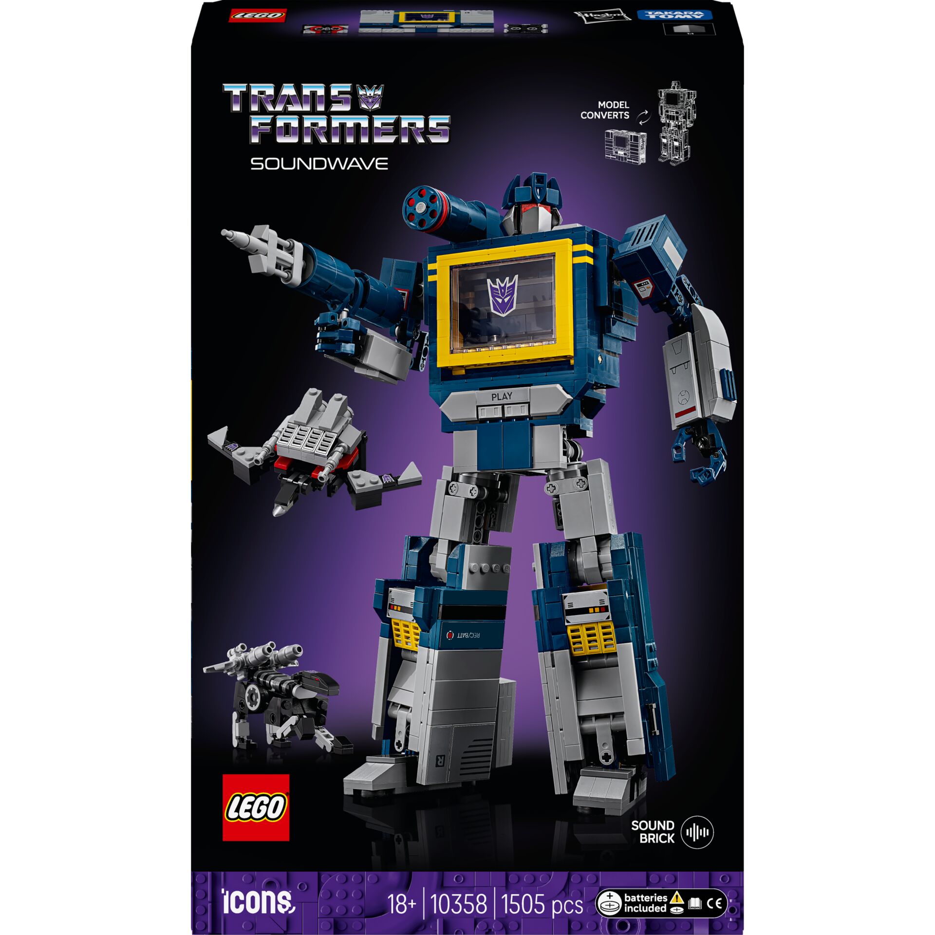 Transformers, Roboter, Lego, Soundwave, Baukasten
